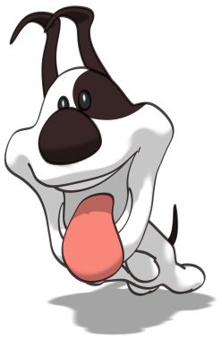 eğlenceli bir köpek