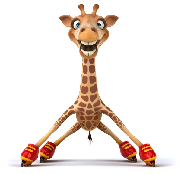 Zábavná žirafa — Stock fotografie