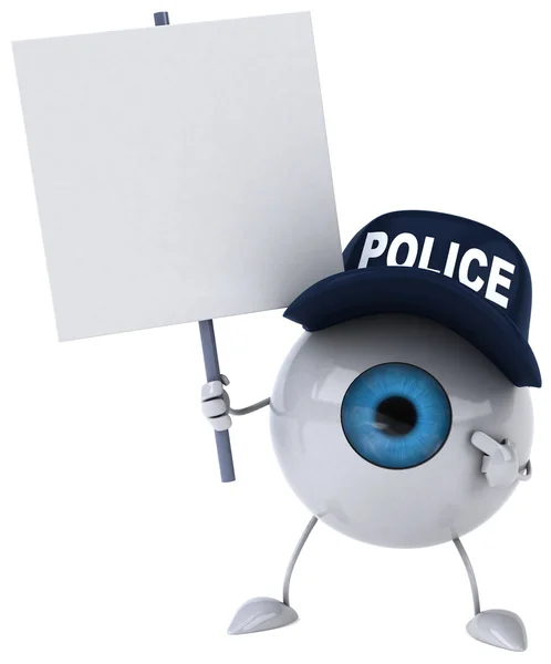 Politie oog — Stockfoto