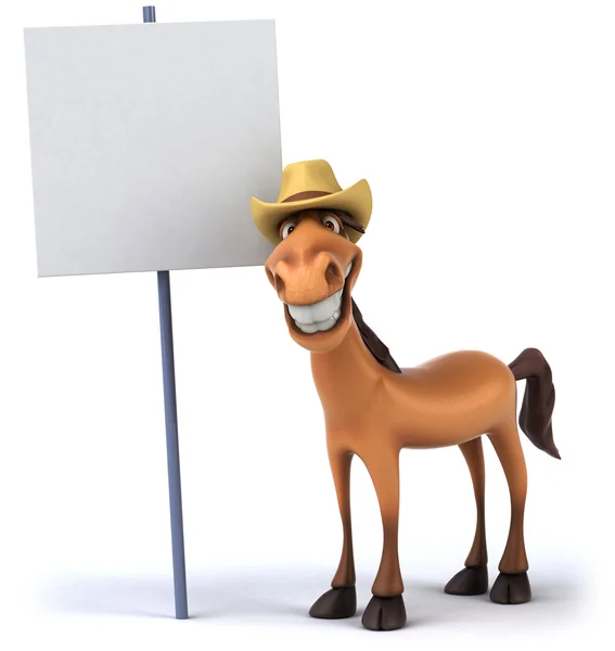 Fun horse — Stock Photo, Image