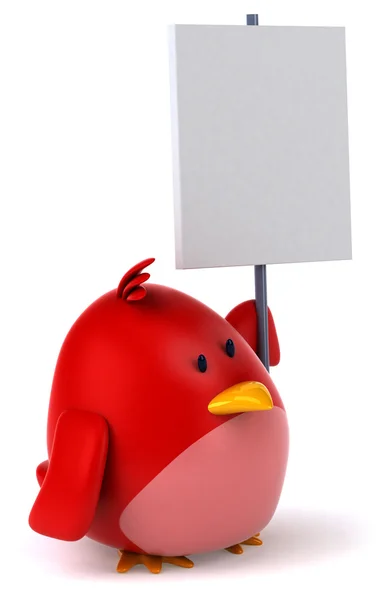 Kırmızı kuş — Stok fotoğraf