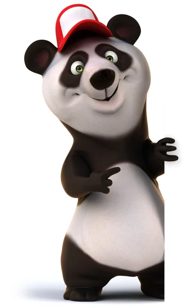 Happy panda 3d — Stock Photo, Image