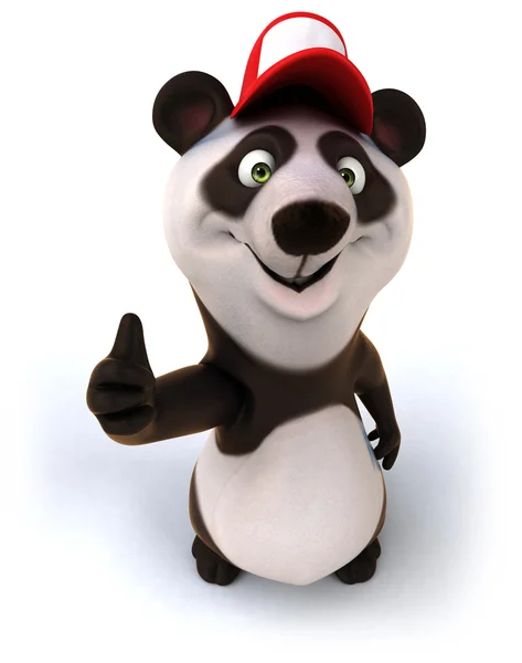 Glücklich panda 3d — Stockfoto