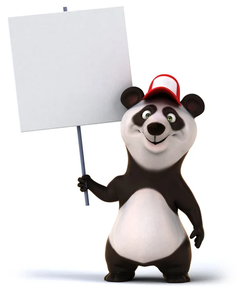 Happy panda 3d — Stock Photo, Image