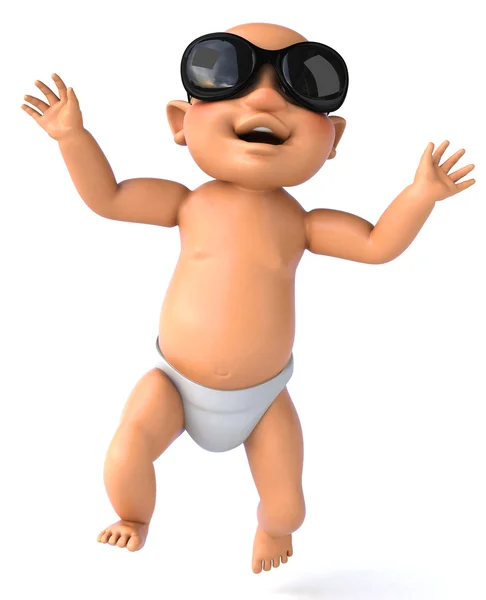 Fun baby — Stock Photo, Image