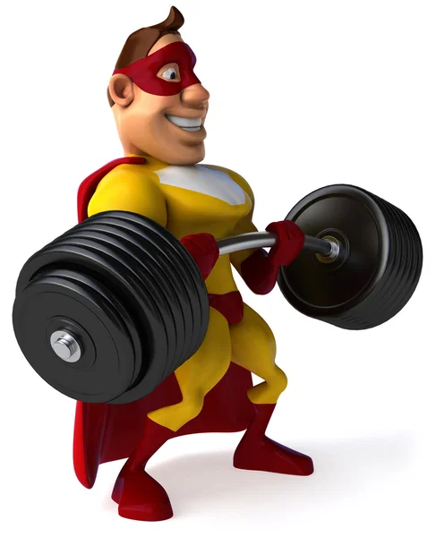 Fun superhero — Stock Photo, Image