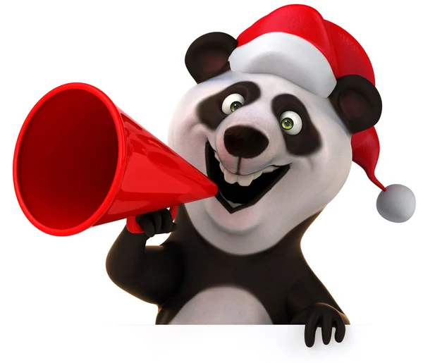 新的年熊猫Πρωτοχρονιά panda — 图库照片