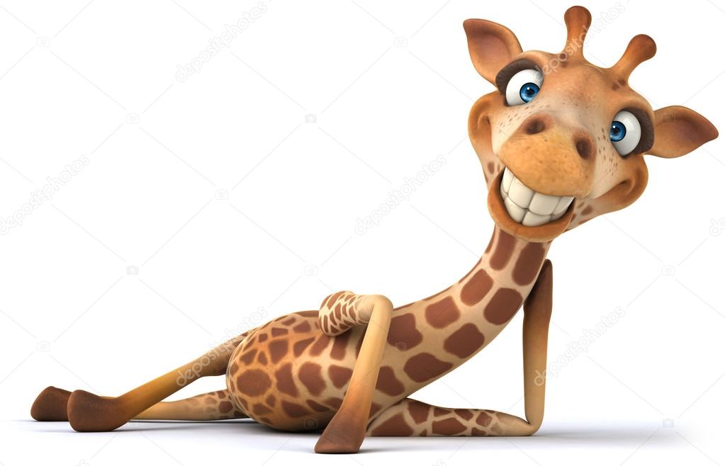 Fun giraffe — Stock Photo