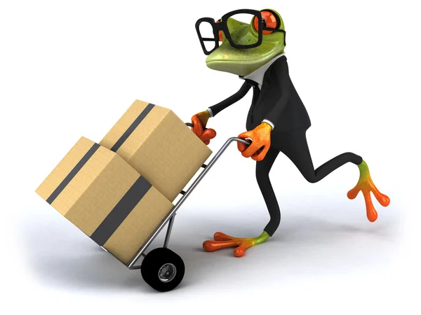 Business frog — Stock Photo, Image