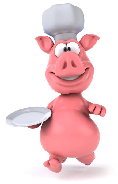 Chef pig — Stock Photo, Image