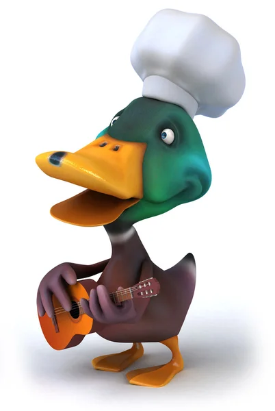 Fun chef duck — Stock Photo, Image