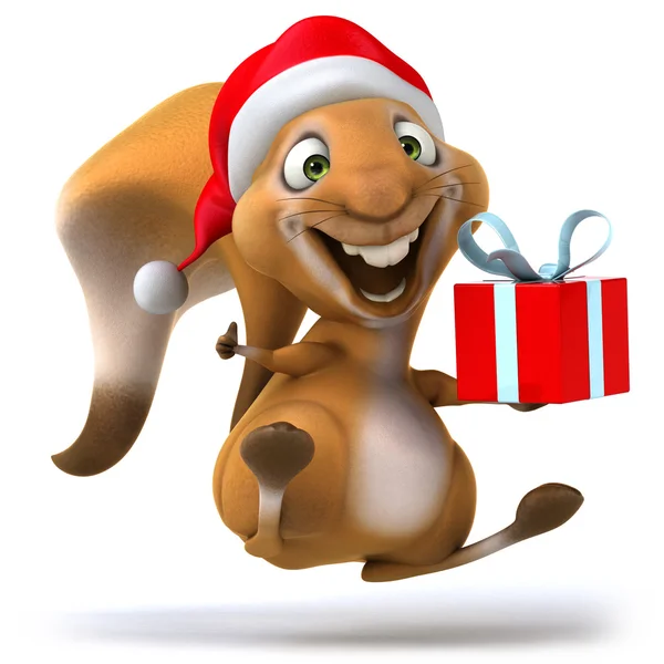 Esquilo de Natal — Fotografia de Stock