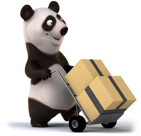 Śmieszna panda — Zdjęcie stockowe