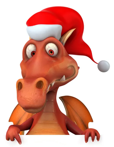 Dragón de Navidad — Foto de Stock