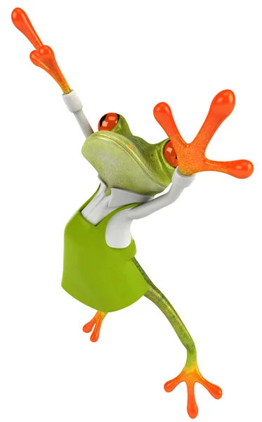 Dancing Frog-Gardner — Stock Photo, Image