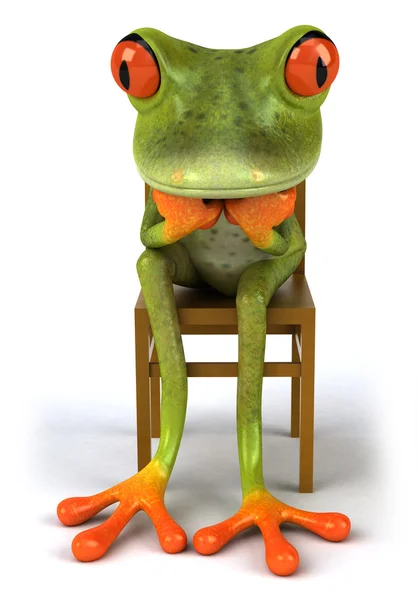 Thoughtful frog — Stock Photo, Image