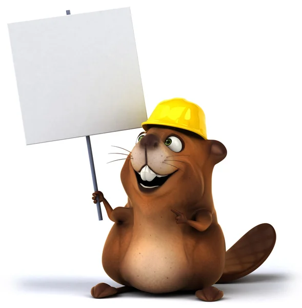 Beaver achitect — Stock Photo, Image