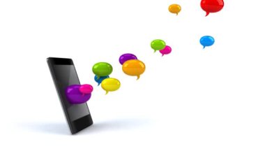 akıllı telefon ve baloncuklar