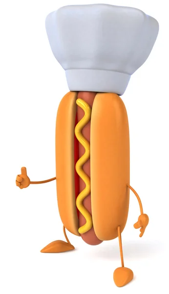 Hotdog chef — Stok Foto