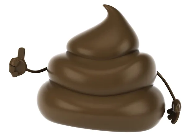 Cartoon poo — Stock Photo, Image