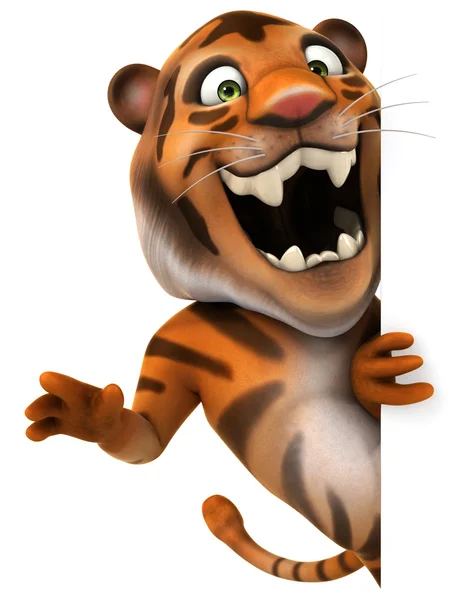 Tigre divertido — Fotografia de Stock