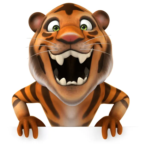 Fun tiger — Stock Photo, Image