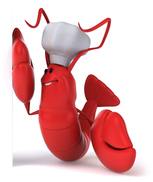 Lobster chef — Stock Photo, Image
