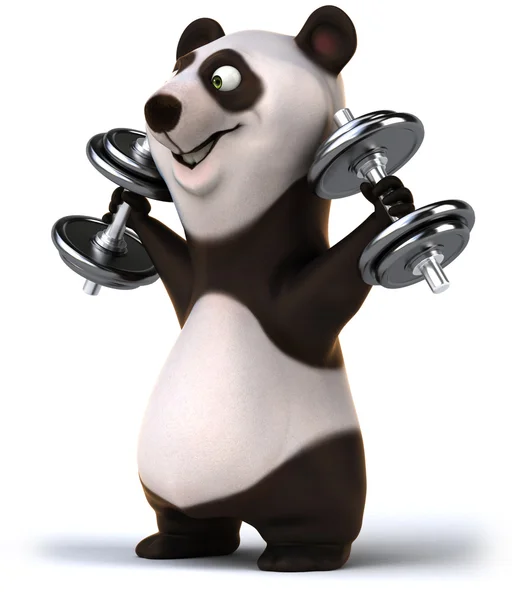 Zabawa panda — Zdjęcie stockowe