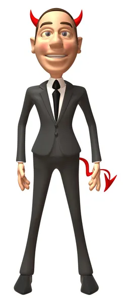Evil businessman — Stock Photo, Image