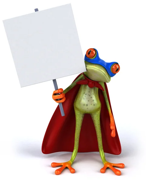 Супер лягушка — стоковое фото