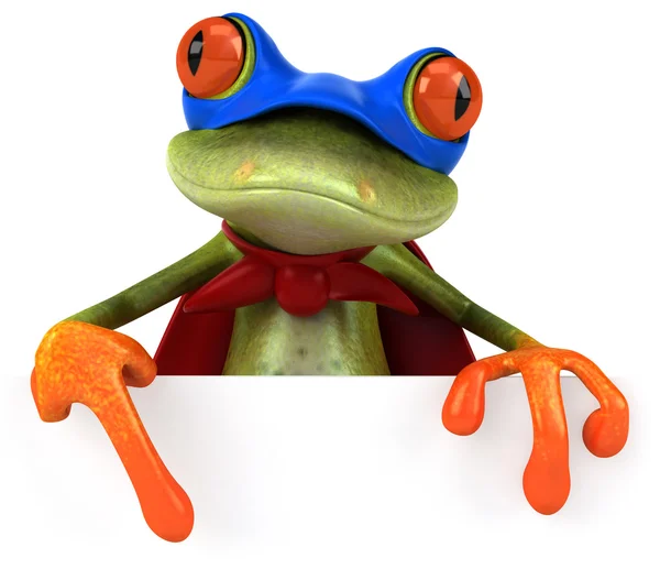 Super żaba — Zdjęcie stockowe