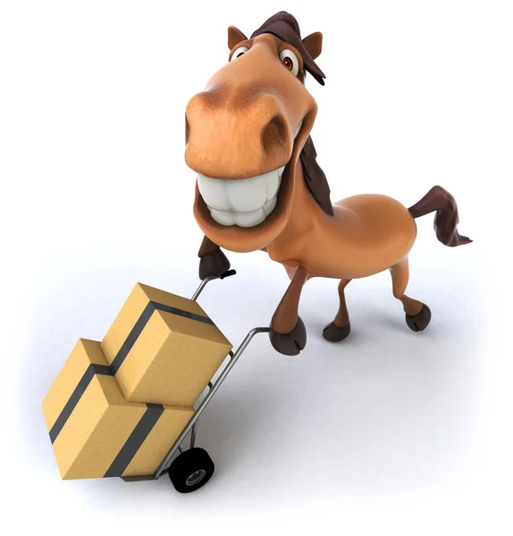 Fun horse — Stock Photo, Image