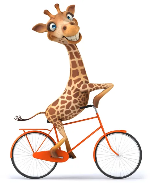 Girafa divertida — Fotografia de Stock
