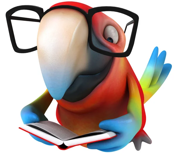 Fun parrot — Stock Photo, Image