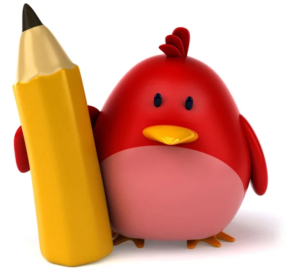 Red bird — Stock Photo, Image