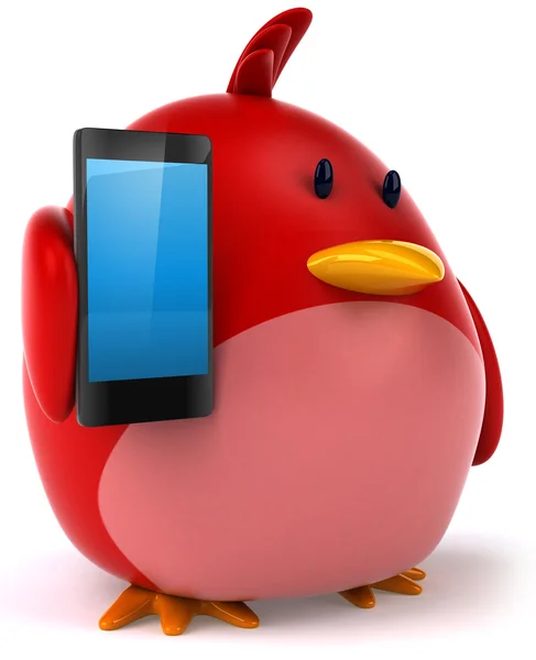 Red bird — Stock Photo, Image