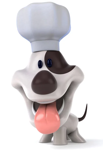 Cão divertido chef — Fotografia de Stock
