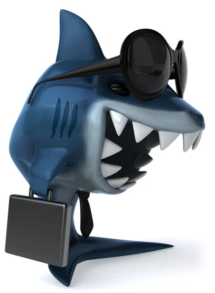 Shark and business — Stock Photo, Image