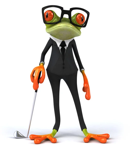 Frog and golf - Stock-foto