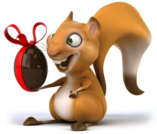 Fun squirrel — Stock Photo, Image