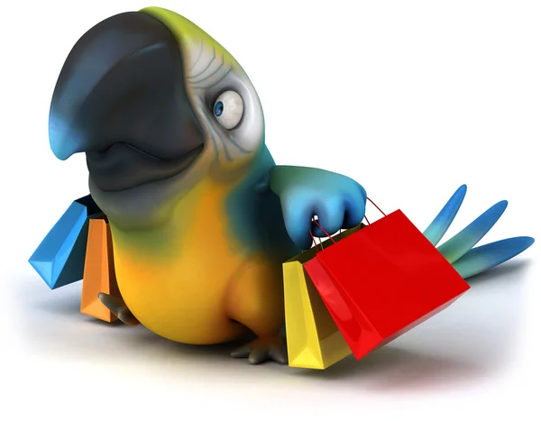 Fun parrot — Stock Photo, Image