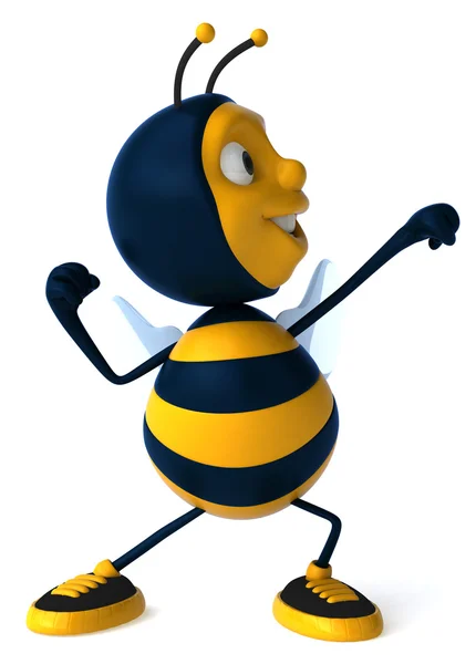 Веселая пчела — стоковое фото