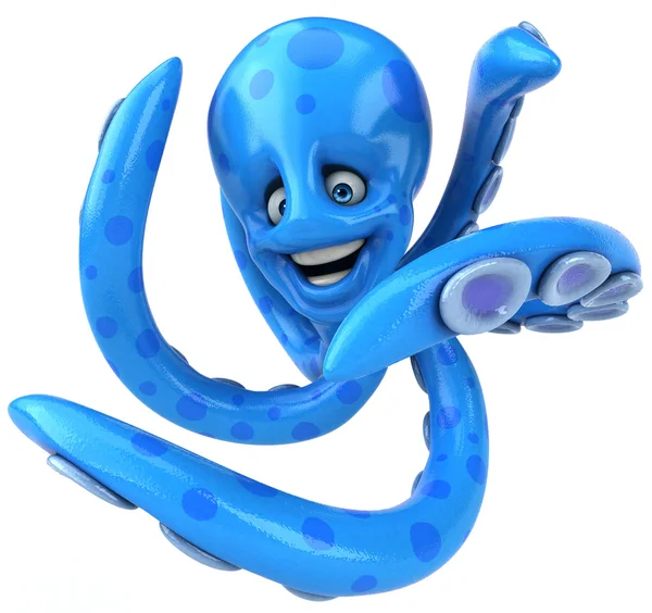 Modrá chobotnice — Stock fotografie
