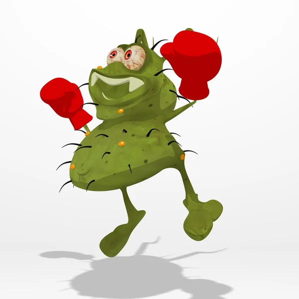 Germ boxing — Stock Photo, Image