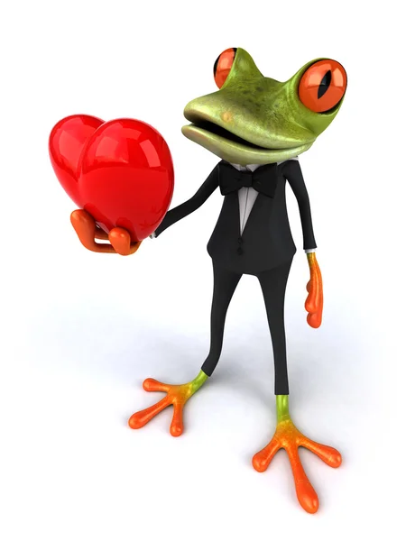 Business frog — Stock Photo, Image