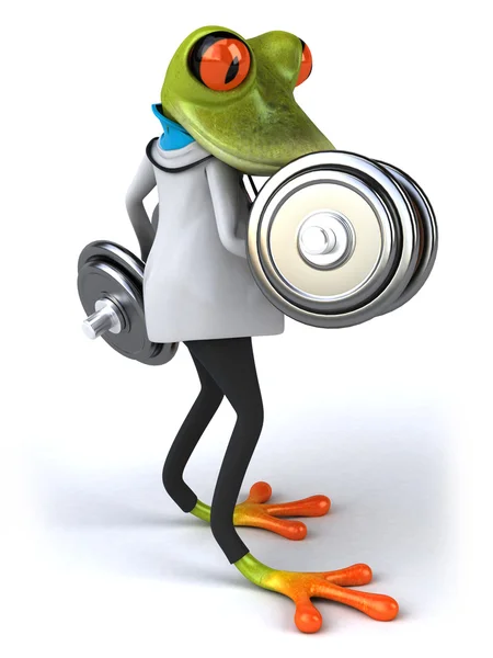 건강 한 개구리 의사 — 스톡 사진
