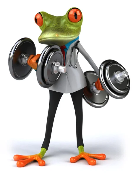 Healthy frog doctor — Stock Photo, Image