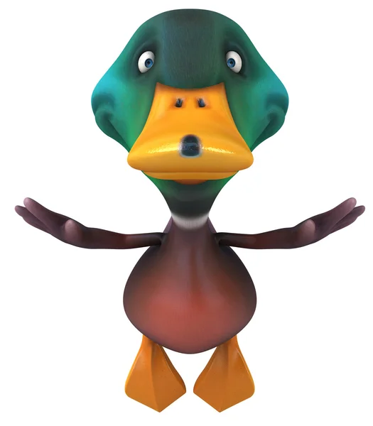 Eğlenceli bir ördek — Stok fotoğraf