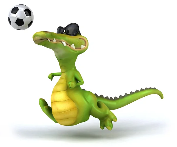 Fun crocodile — Stock Photo, Image