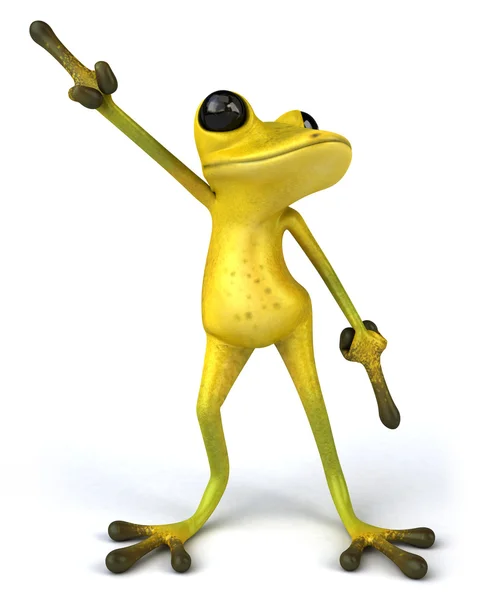 Fun frog dancing — Stock Photo, Image